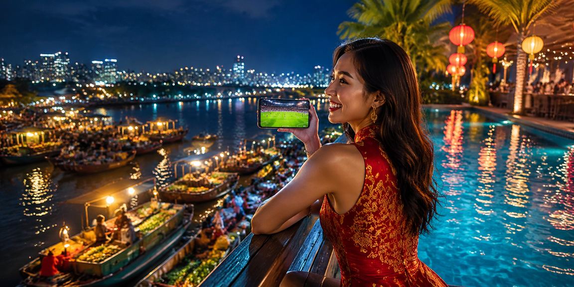 Không khí lễ hội cá cược bóng đá và trò chơi tại Cần Thơ dịp cuối tuần